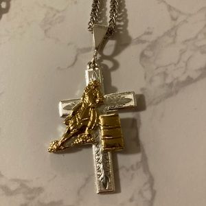 Barrel Racer Silver and Gold